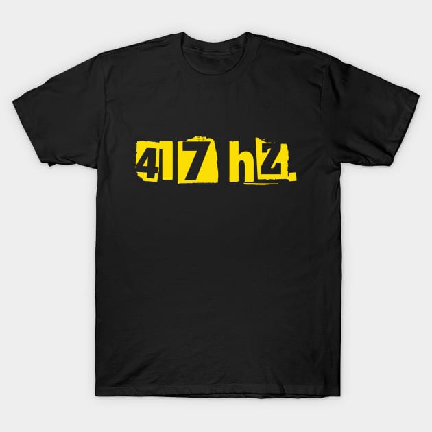 Solfeggio Frequency 417 hz. T-Shirt by Sanatore Silvarum Designs